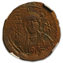 Byzantine Empire AE Follis Michael VII (1071-1078 AD) Ch XF NGC Byzantine Empire AE Follis Michael VII (1071-1078 AD) Ch XF NGC